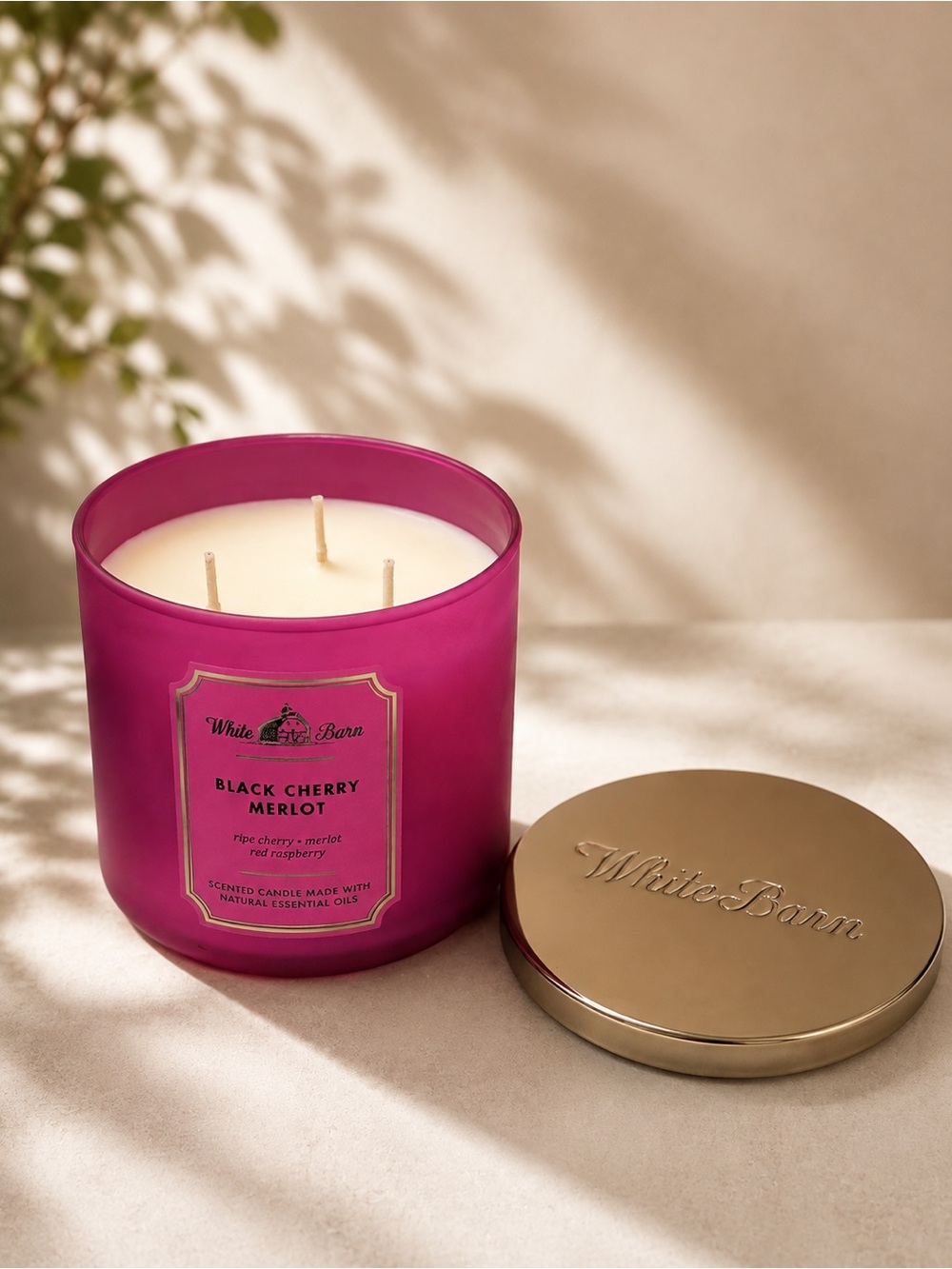 🍒 Black Cherry Merlot 3-Wick Candle